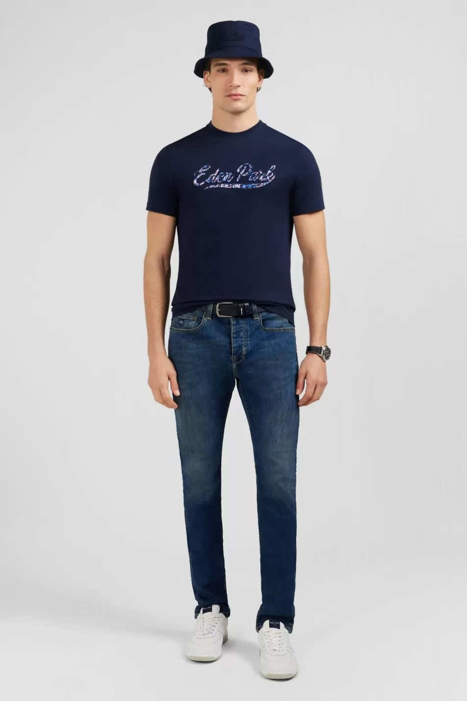 Pants | Eden Park 5-Pocket Blue Jeans