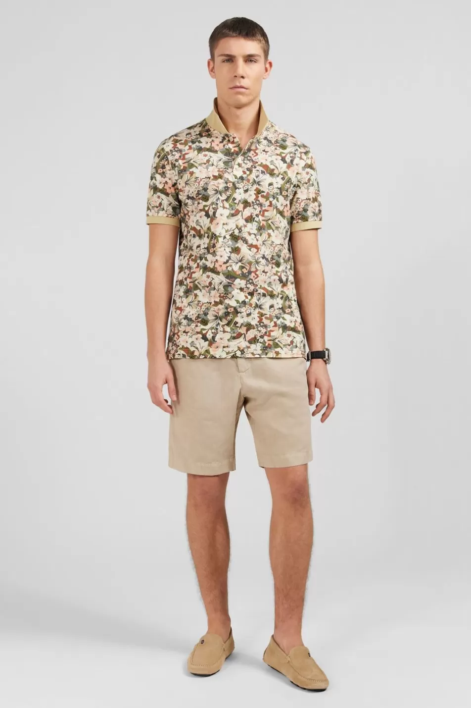 Shorts & Bermudas | Eden Park Beige Bermuda Shorts With Elasticated Waist