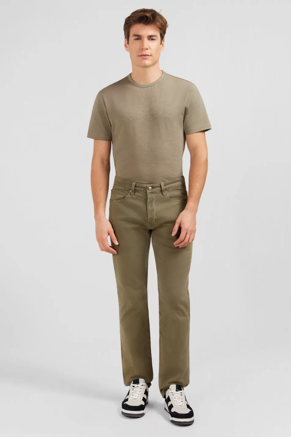 Pants | Eden Park Beige Straight Jeans