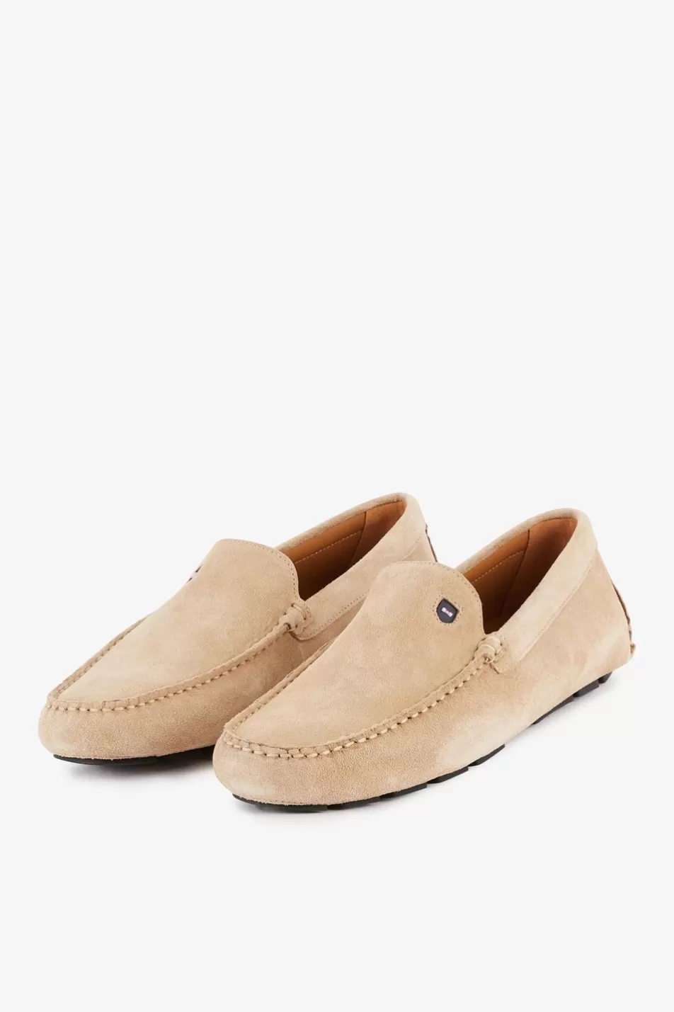 Loafers | Eden Park Beige Suede Moccasins