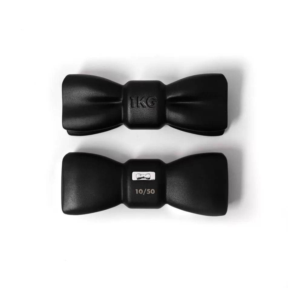 Dumbbell | Eden Park Bi-Bi Bow-Tie Dumbbells Black