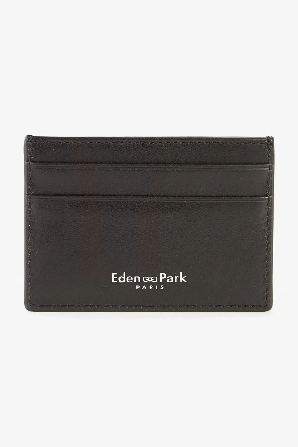 Card Holders | Eden Park Black Leather Cardholder