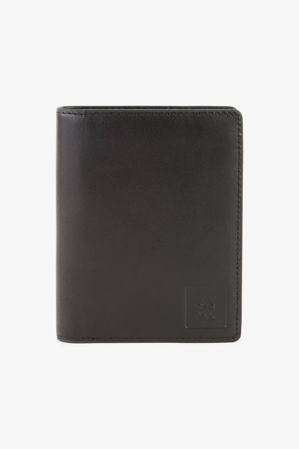 Portfolios | Eden Park Black Leather French Wallet