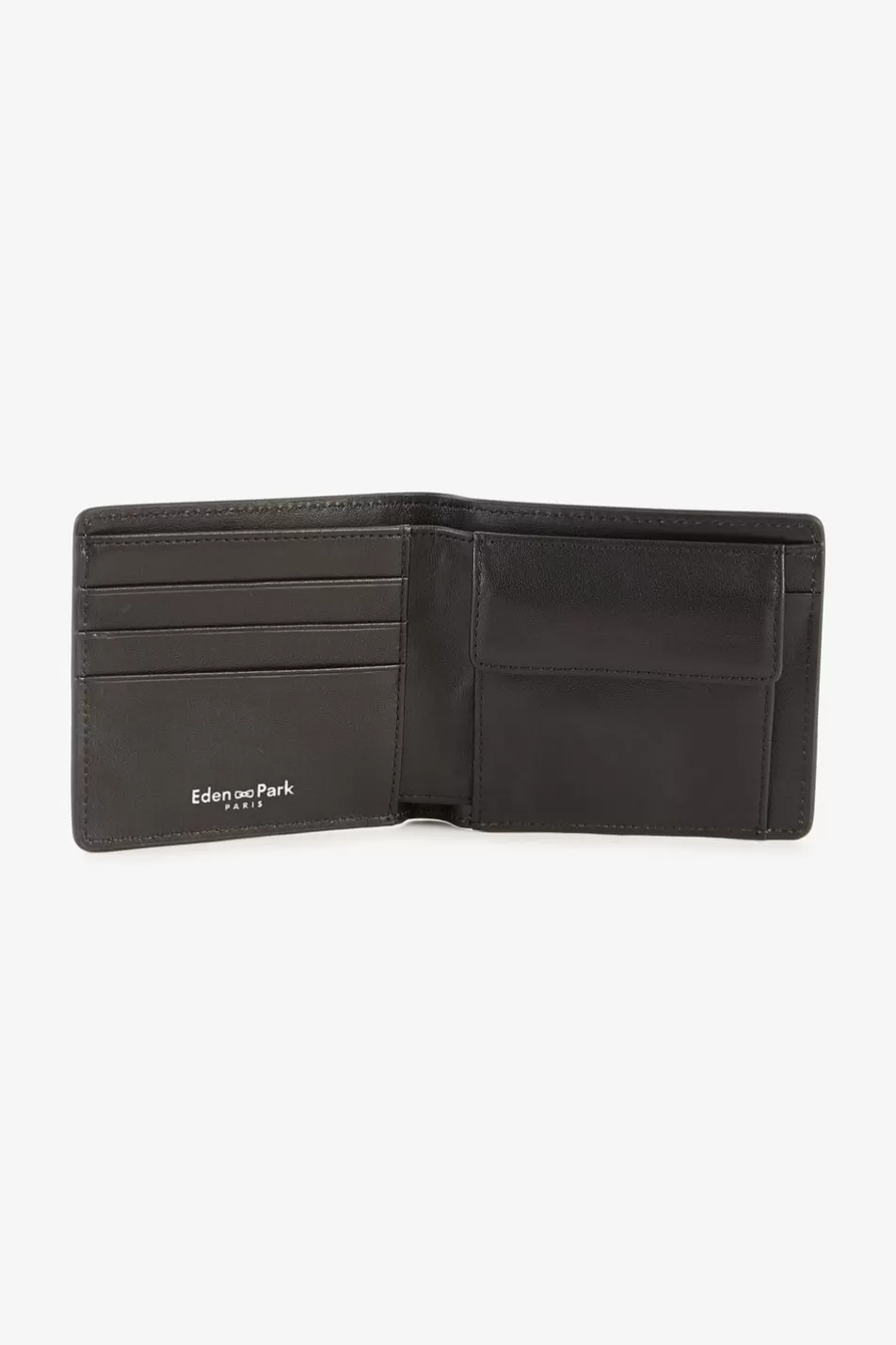 Portfolios | Eden Park Black Leather Italian Wallet