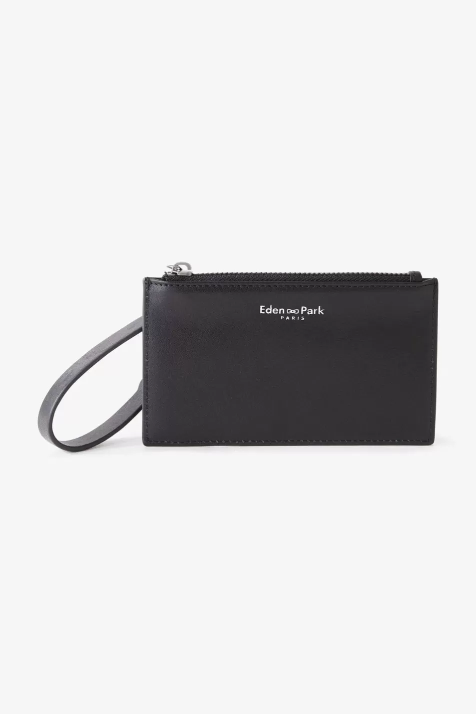 Card Holders | Eden Park Black Leather Sleeve