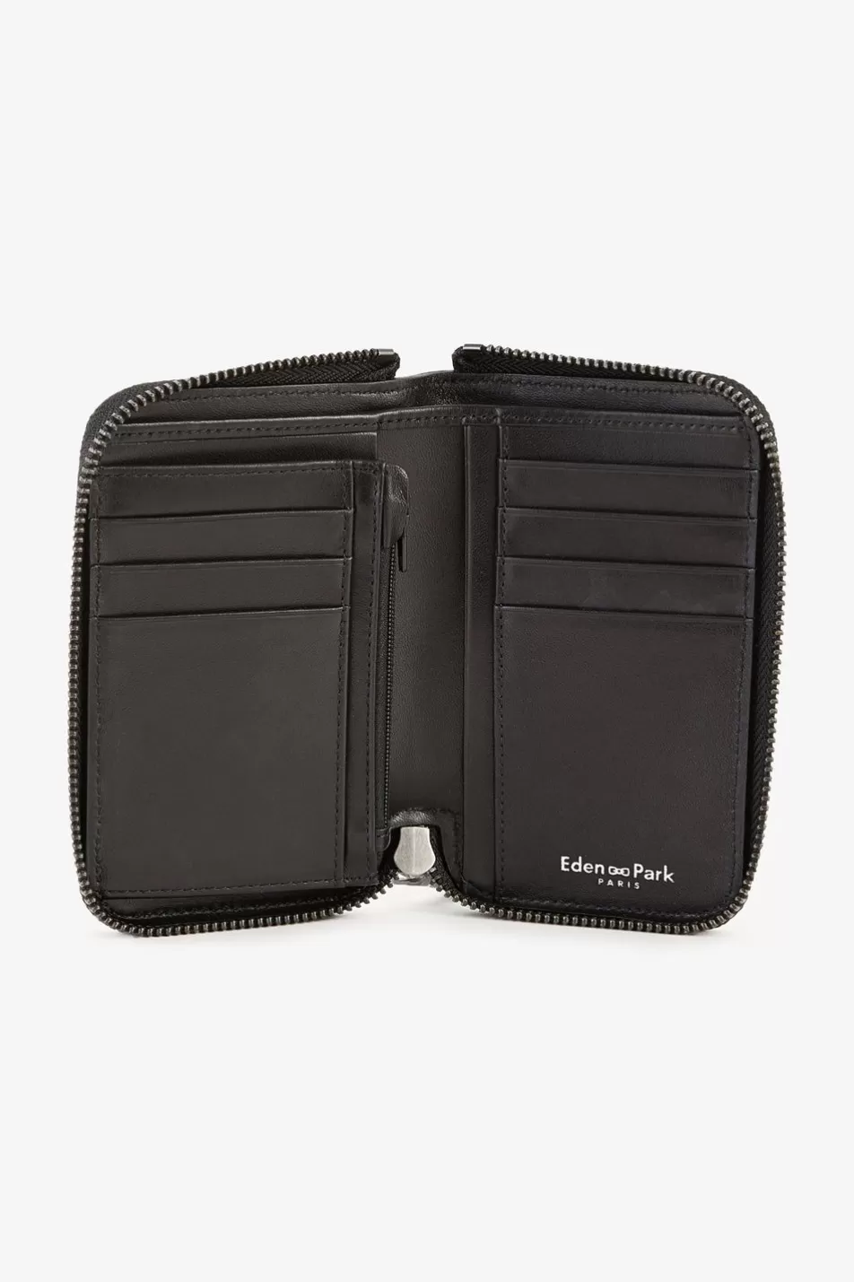 Portfolios | Eden Park Black Leather Wallet