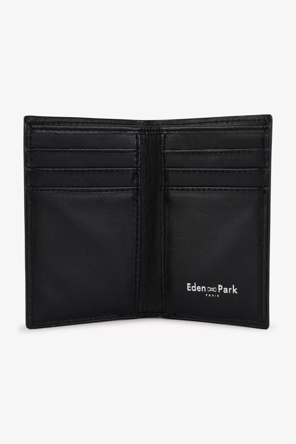 Portfolios | Eden Park Black Leather Wallet