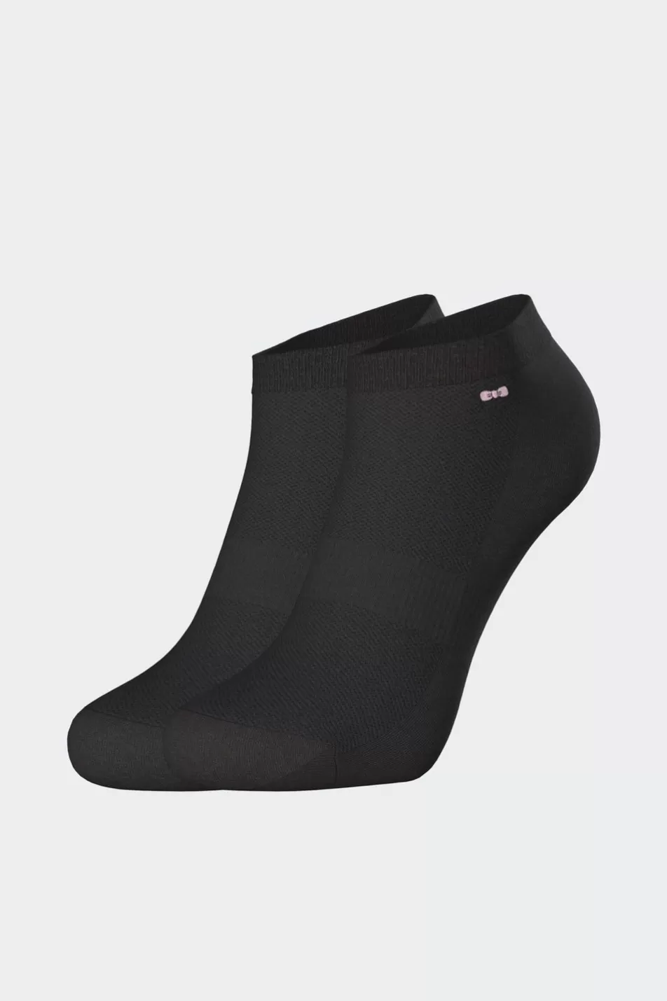 Socks | Eden Park Black Low-Cut Socks In Stretch Cotton