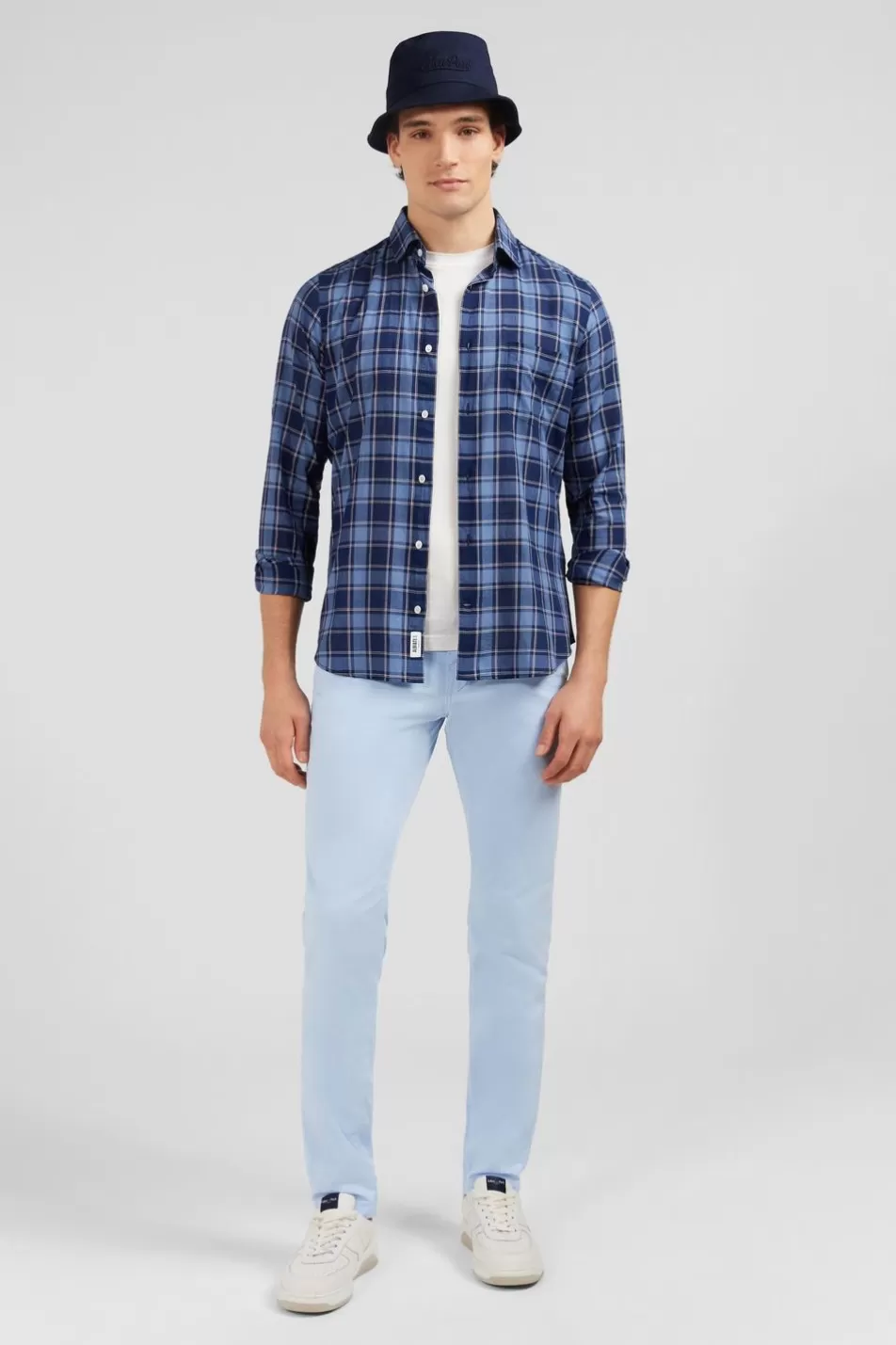 Shirts | Eden Park Blue Checked Shirt