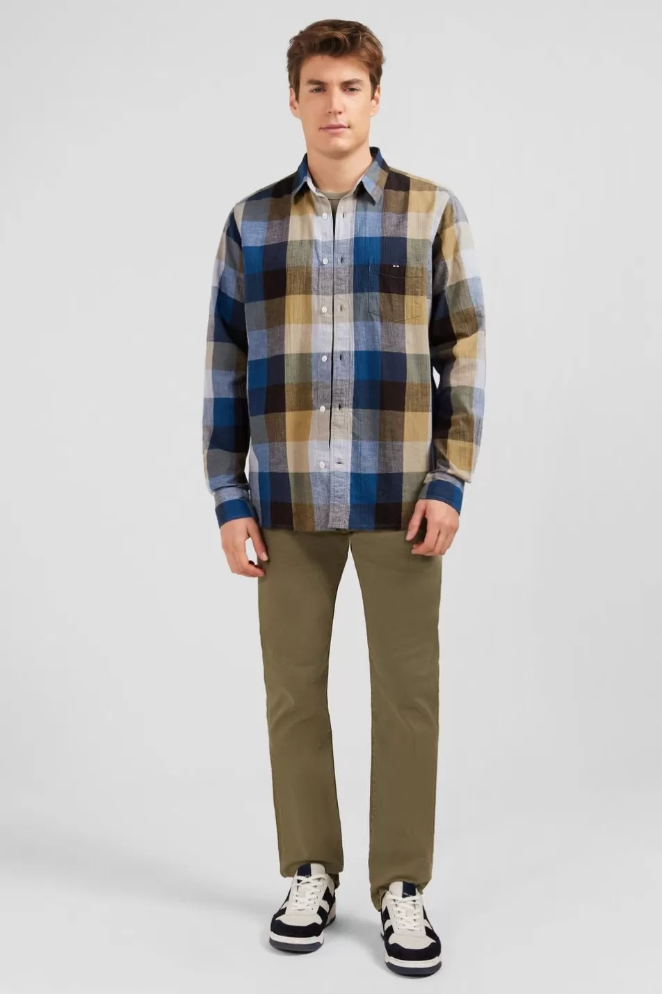 Shirts | Eden Park Blue Checked Shirt