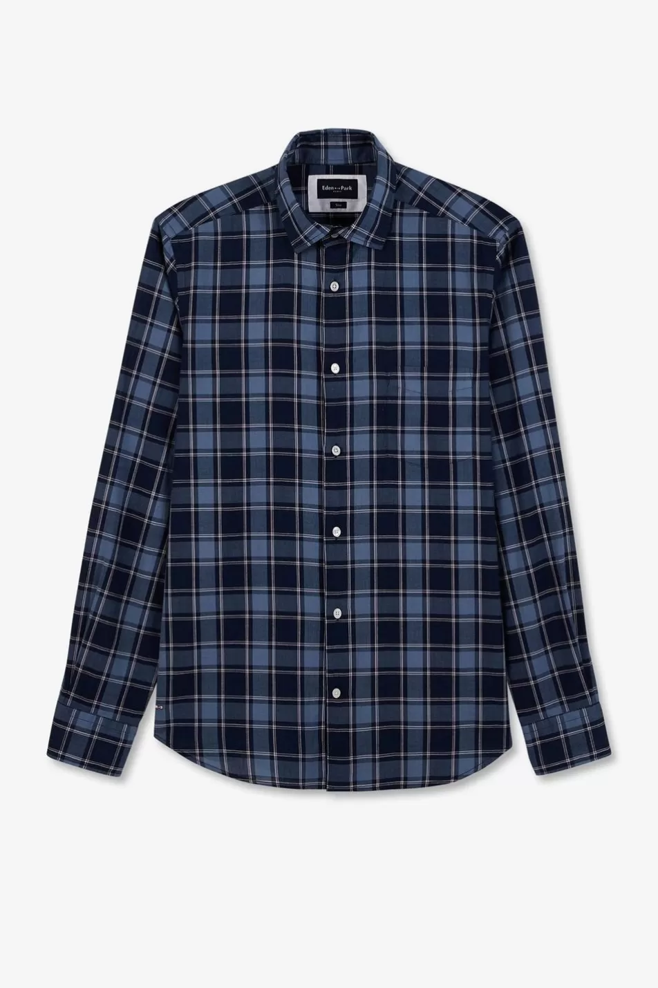 Shirts | Eden Park Blue Checked Shirt