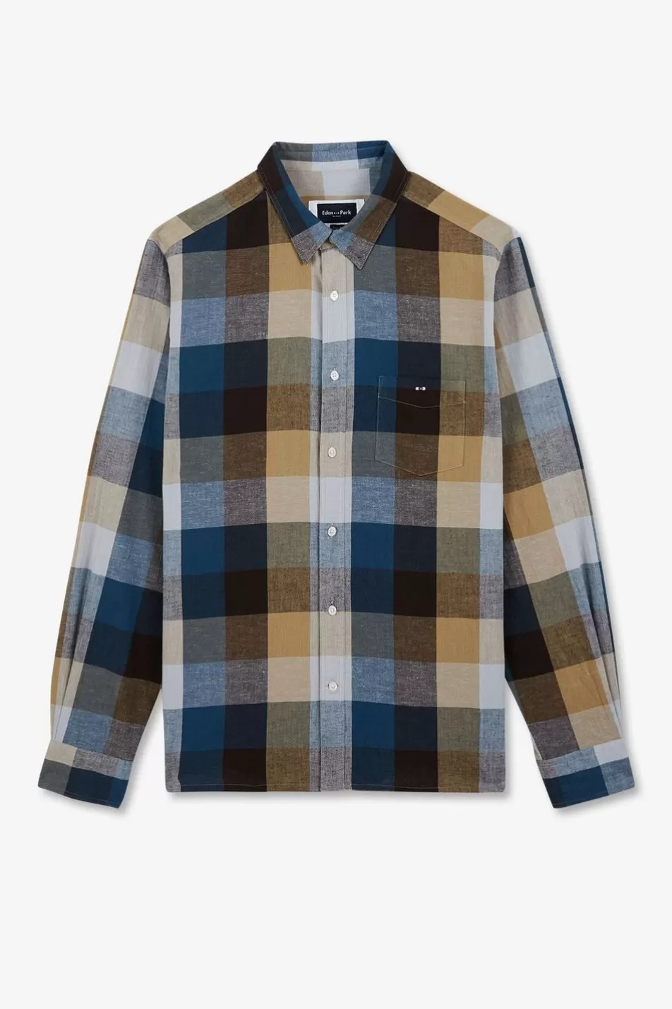 Shirts | Eden Park Blue Checked Shirt