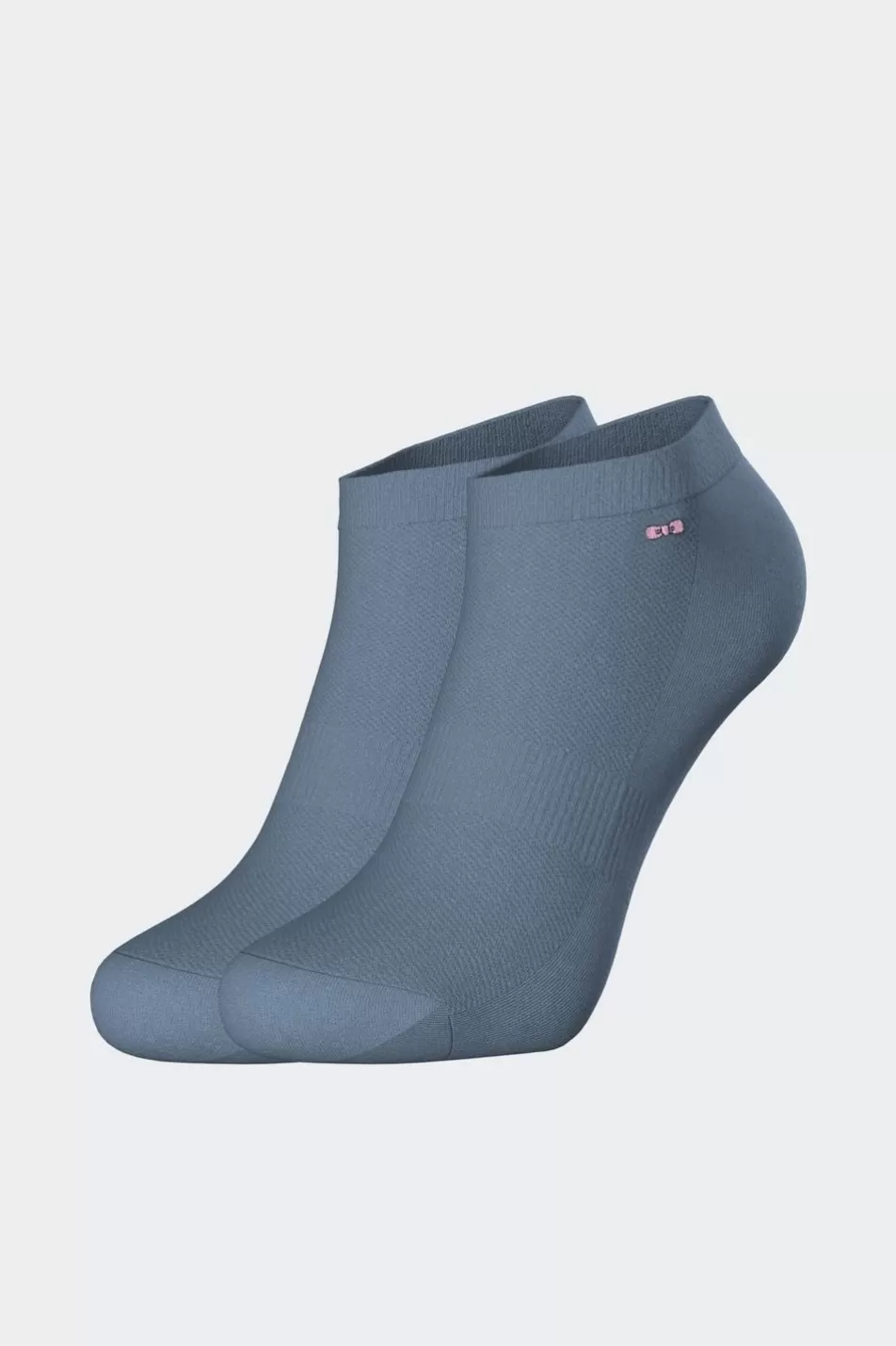 Socks | Eden Park Blue Low-Cut Socks In Stretch Cotton