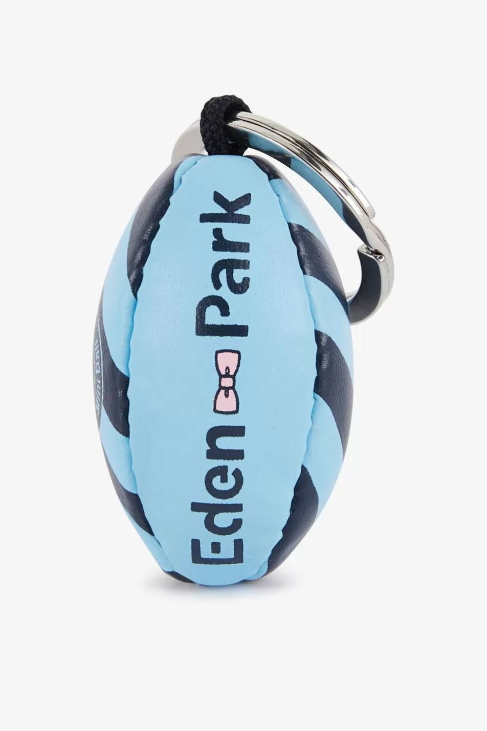 Key Chains | Eden Park Blue Rugby Ball Keyring With Stripe And Screen-Printed