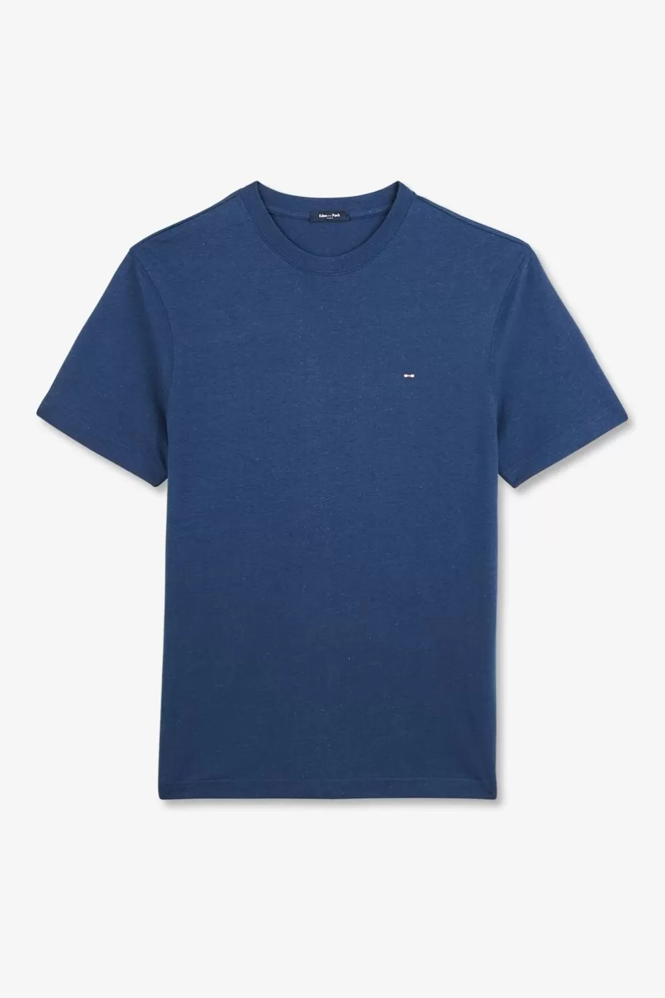 T-Shirts | Eden Park Blue Short-Sleeved T-Shirt