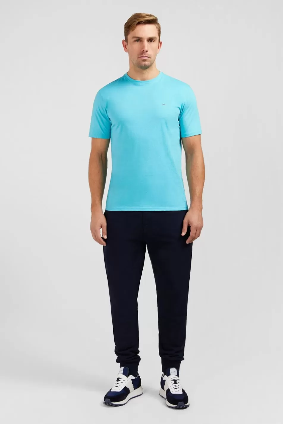 T-Shirts | Eden Park Blue Short-Sleeves T-Shirt