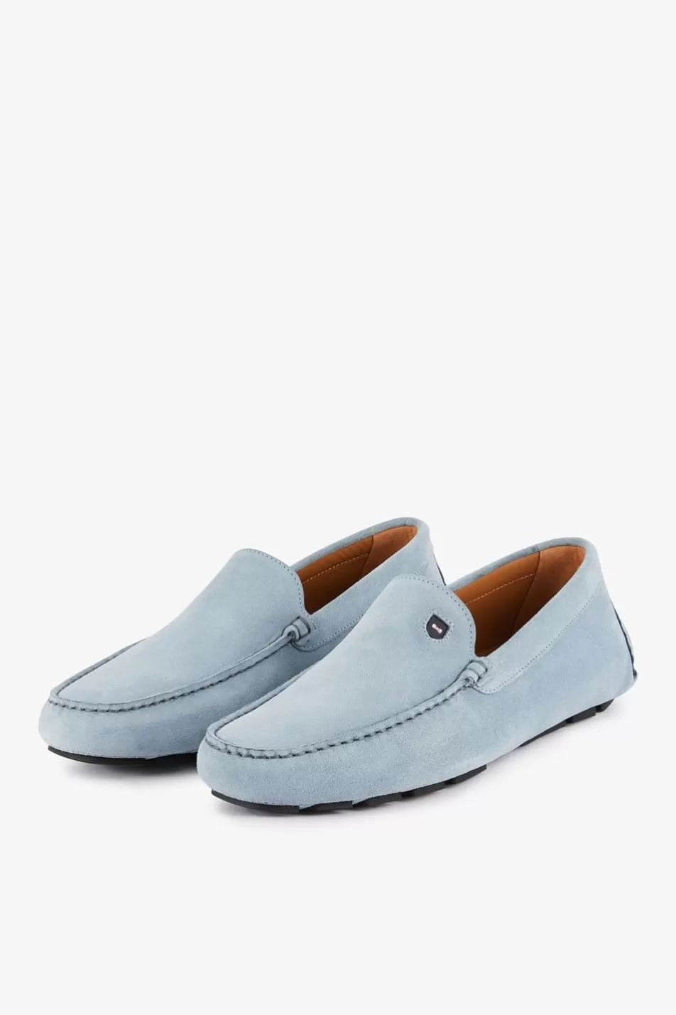 Loafers | Eden Park Blue Suede Moccasins