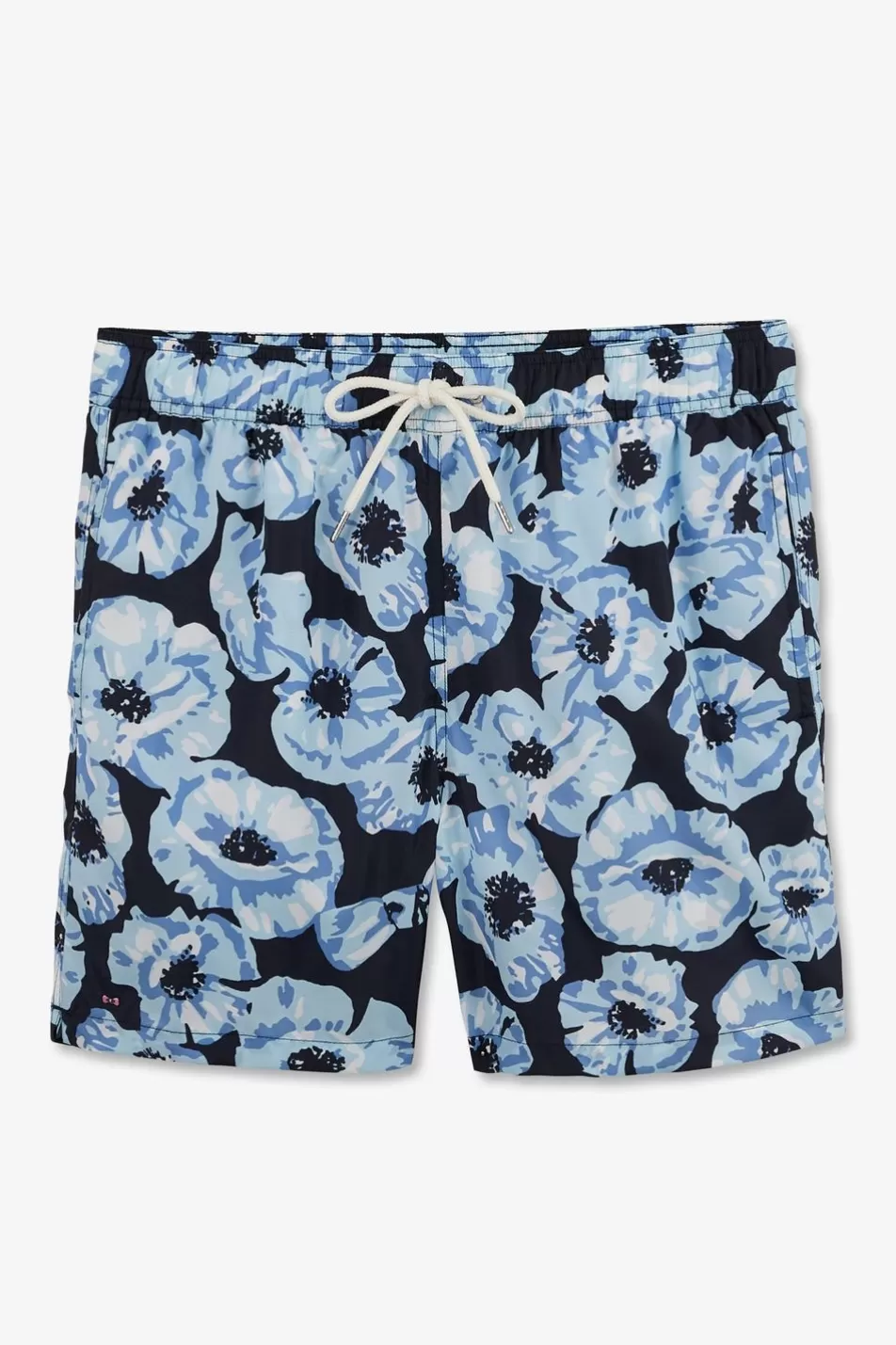 Swimwear | Eden Park Blue Swim Shorts With Exclusive Floral Print