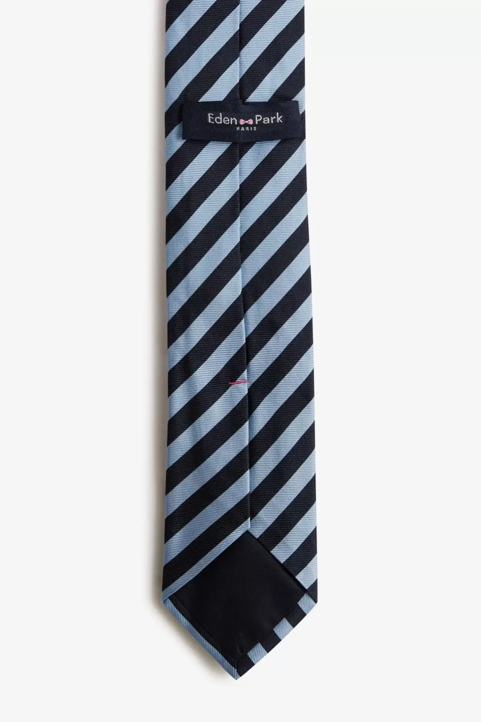 Ties & Bow Ties | Eden Park Blue Tie With Tricolour Stripes