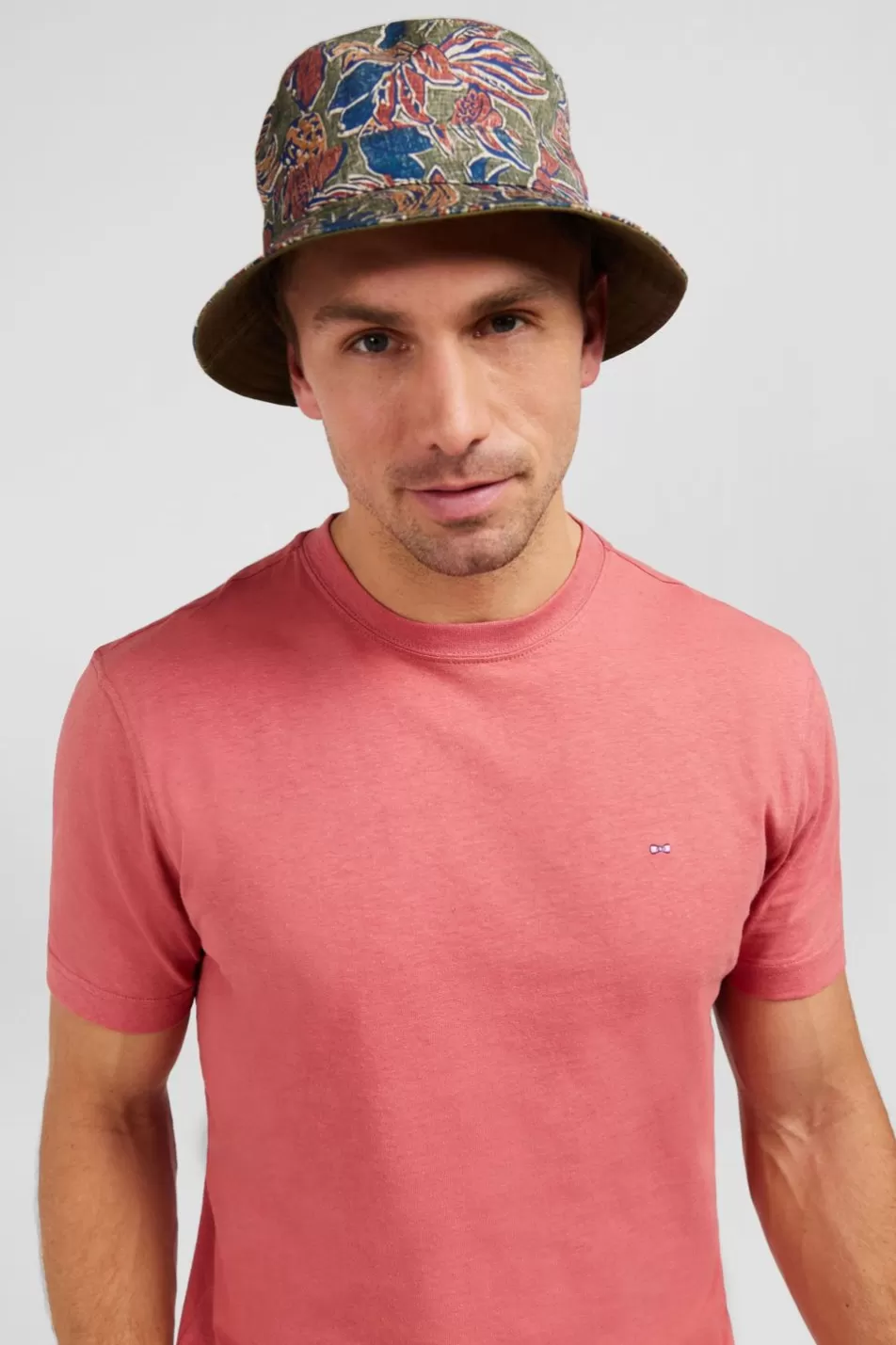 T-Shirts | Eden Park Brown Short-Sleeved T-Shirt