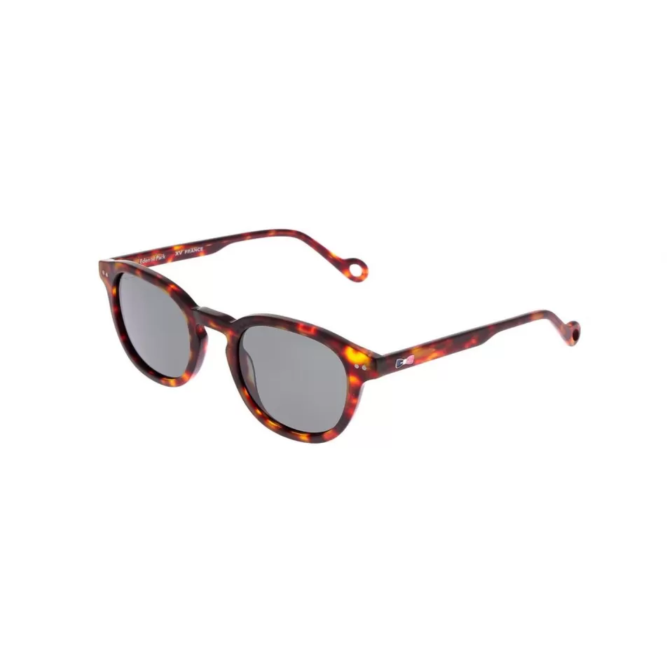 Lunettes De Soleil | Eden Park Brown Tortoiseshell Motif Round Sunglasses