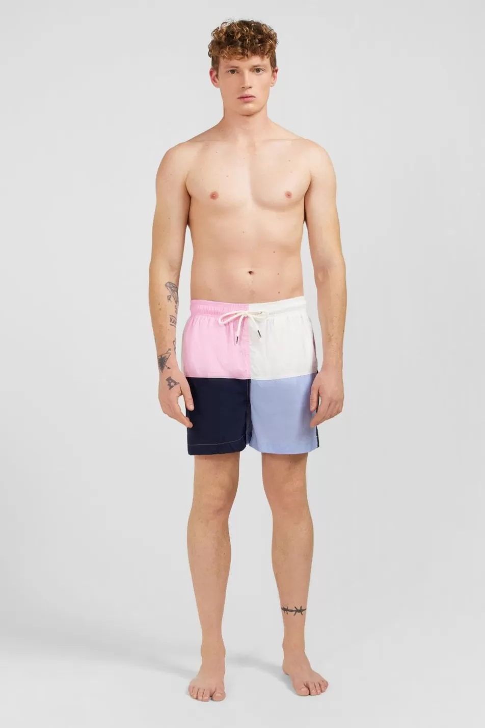 Swimwear | Eden Park Colorblock Swim Shorts