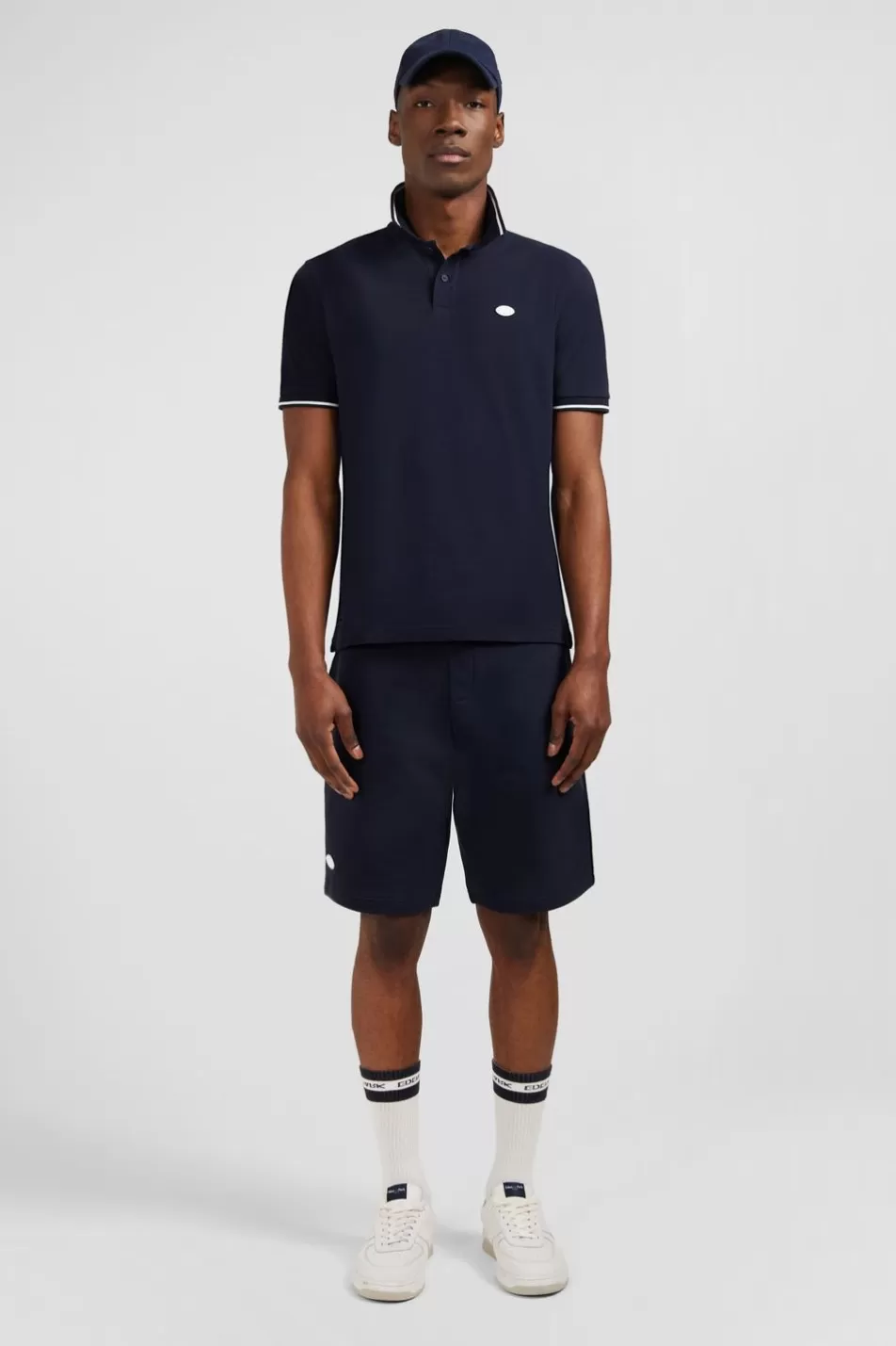 Shorts & Bermudas | Eden Park Dark Blue Fleece Shorts