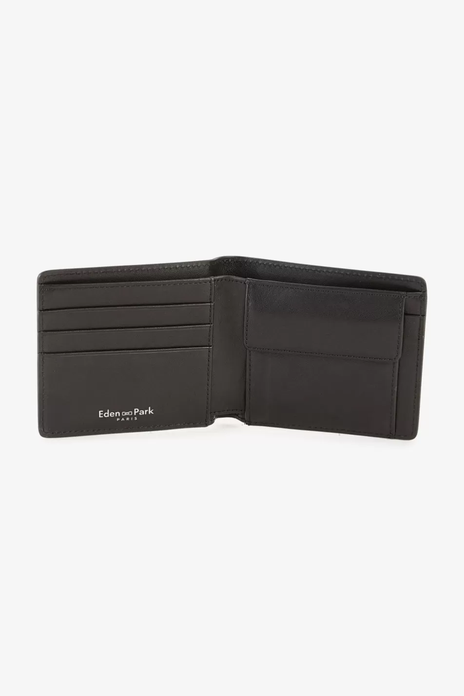 Portfolios | Eden Park Dark Blue Rubber Italian Wallet