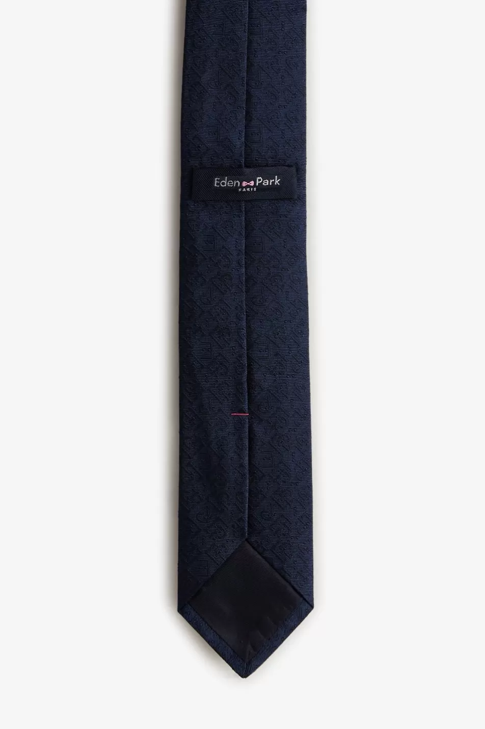 Ties & Bow Ties | Eden Park Dark Blue Shirt With Exclusive Micro-Patterns