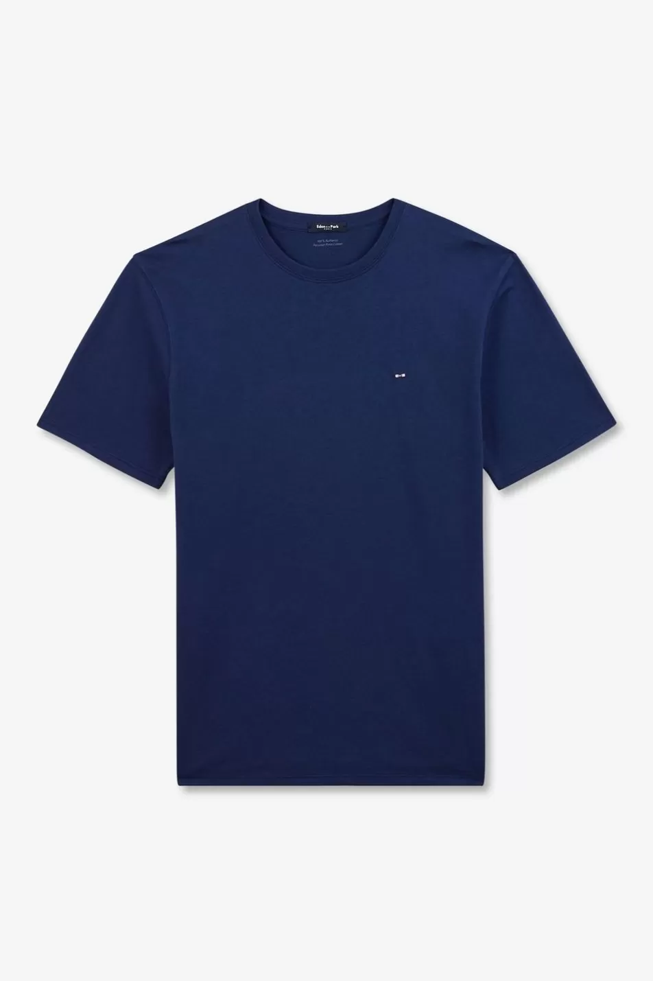 T-Shirts | Eden Park Dark Blue Short-Sleeved T-Shirt