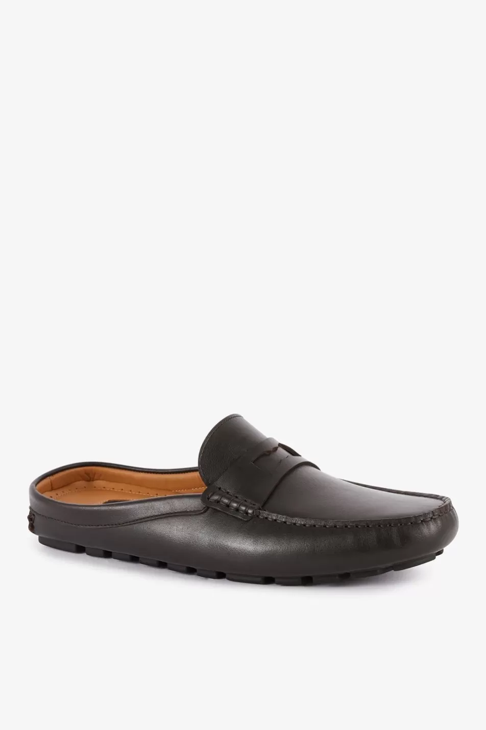 Loafers | Eden Park Dark Brown Leather Moccasins