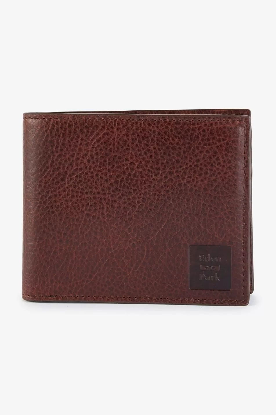 Portfolios | Eden Park Dark Brown Leather Wallet