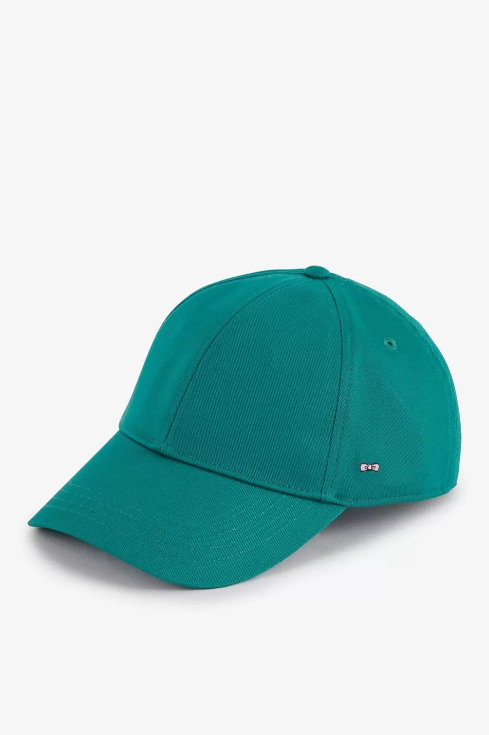 Caps | Eden Park Green Cotton Canvas Cap With Bow Tie Embroidery