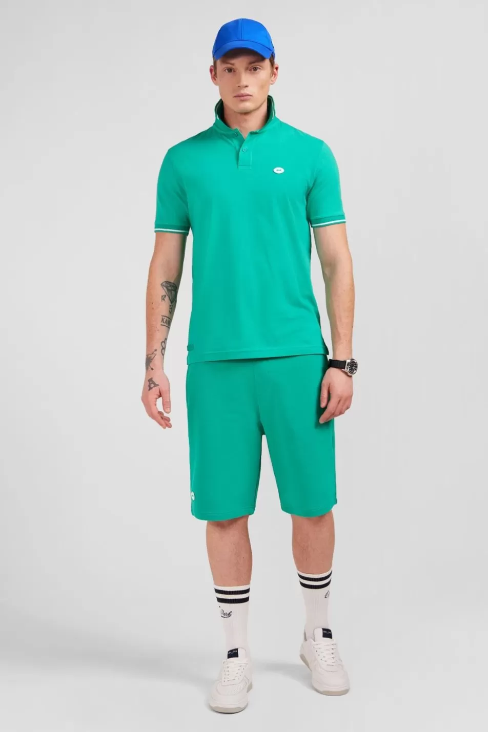 Polos | Eden Park Green Short-Sleeved Polo Shirt