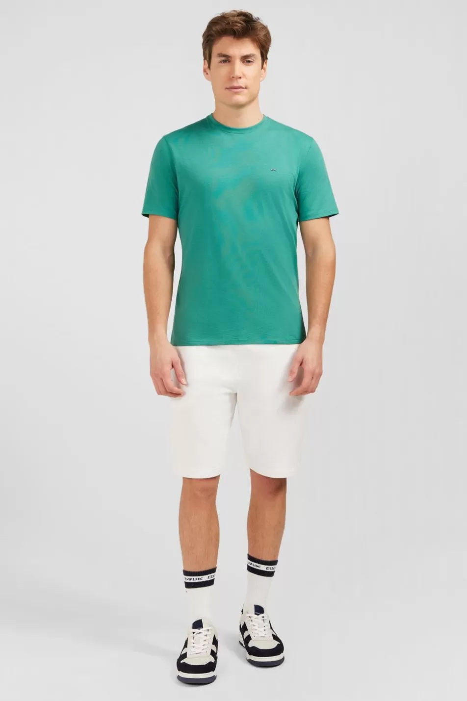 T-Shirts | Eden Park Green Short-Sleeves T-Shirt