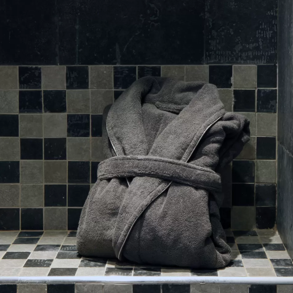 Bathrobes | Eden Park Grey Dressing Gown