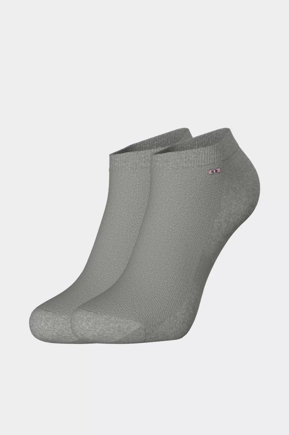 Socks | Eden Park Grey Low-Cut Socks In Stretch Cotton