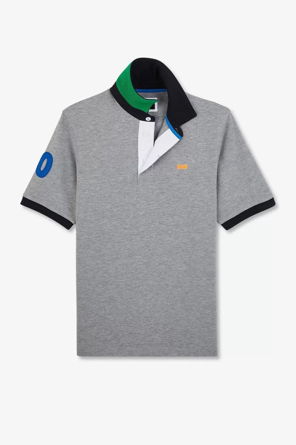 Rugby Shirts | Eden Park Grey Short-Sleeved Polo Shirt