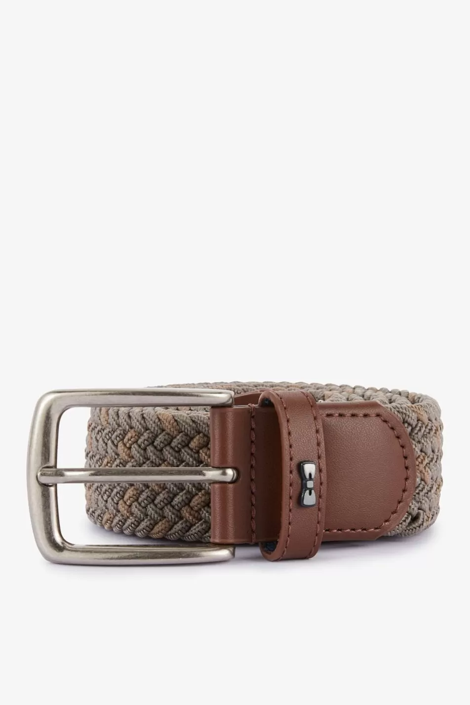 Belts | Eden Park Khaki Braided Belt