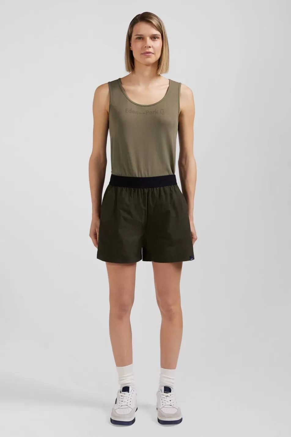 Pants | Eden Park Khaki Sports Shorts