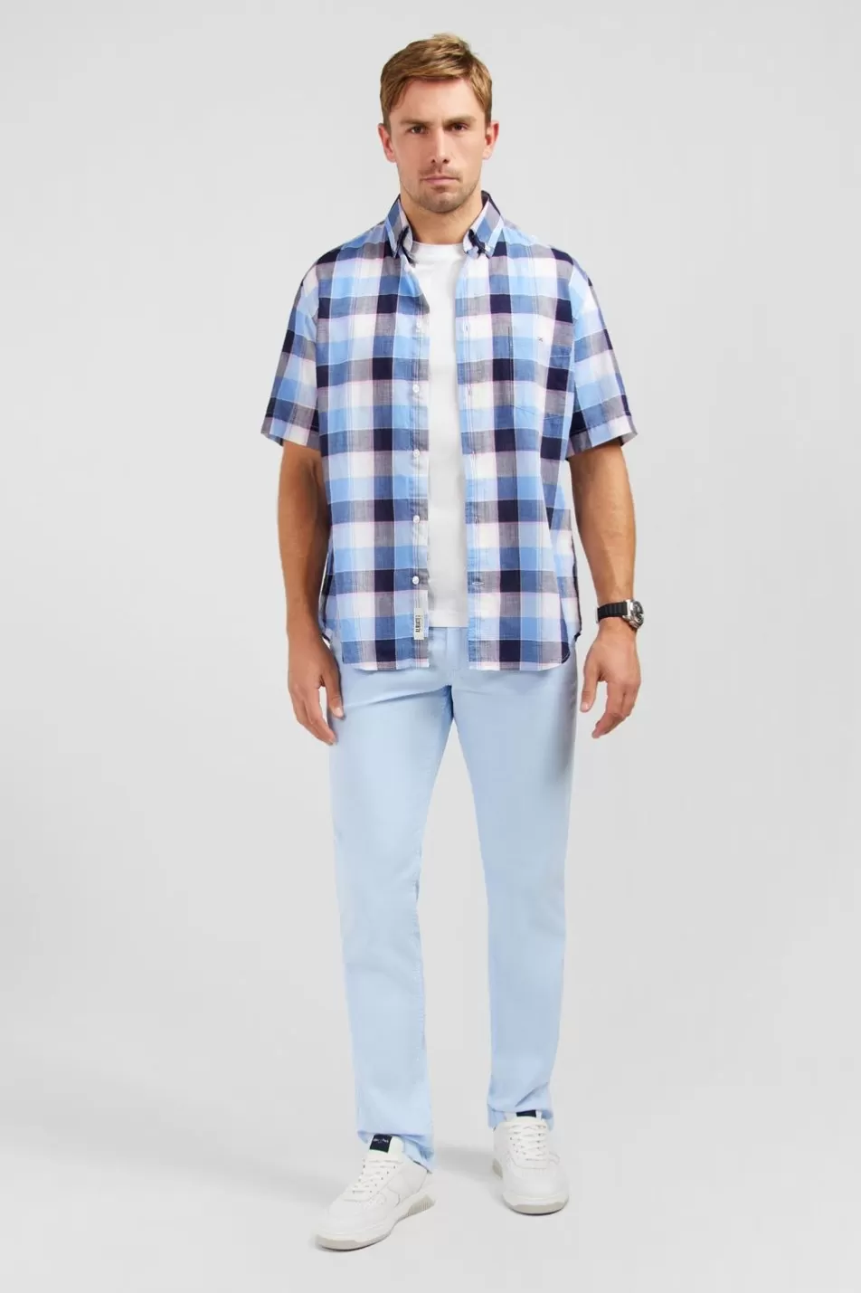 Pants | Eden Park Light Blue Chinos