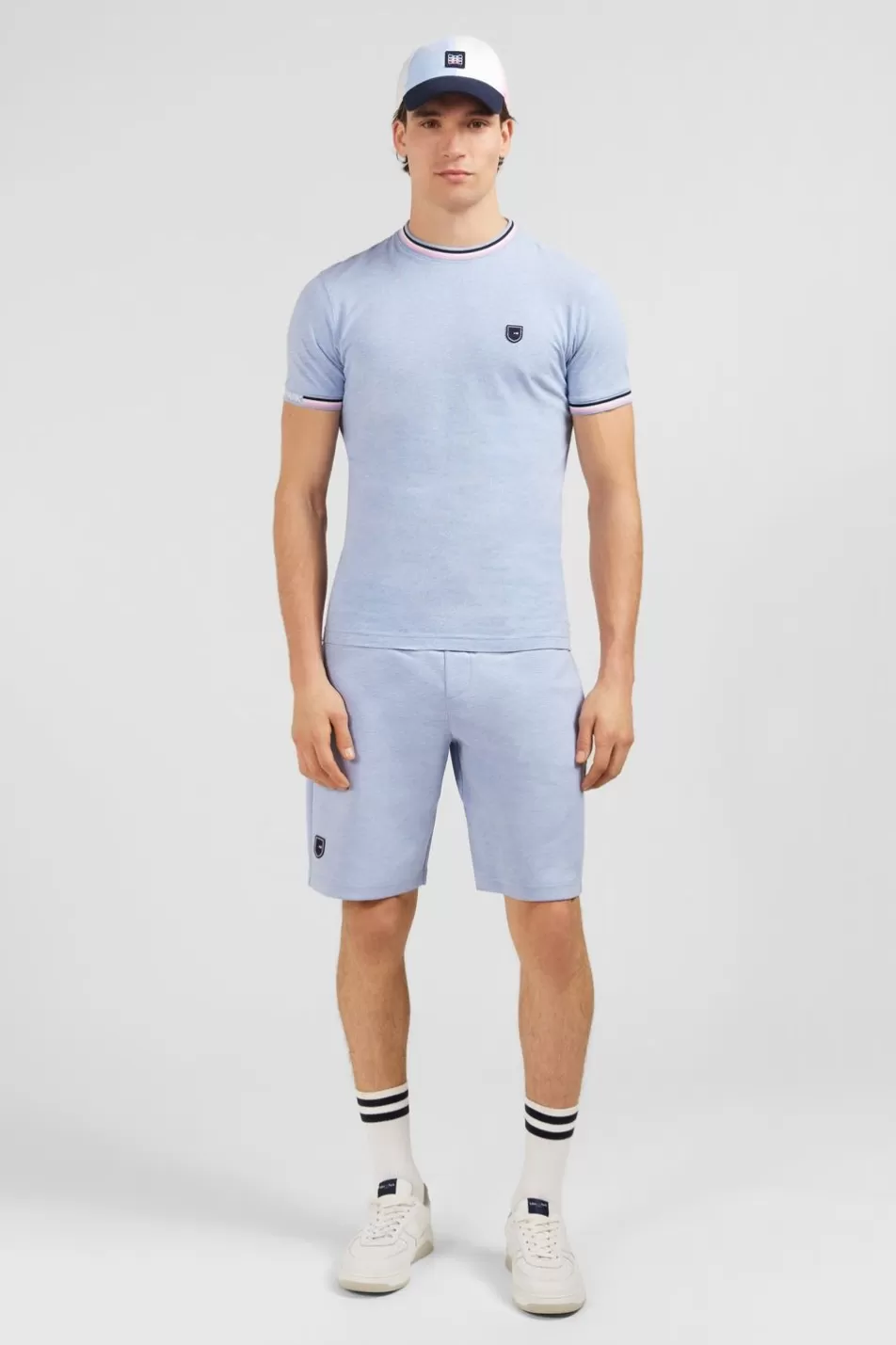 Shorts & Bermudas | Eden Park Light Blue Fleece Shorts