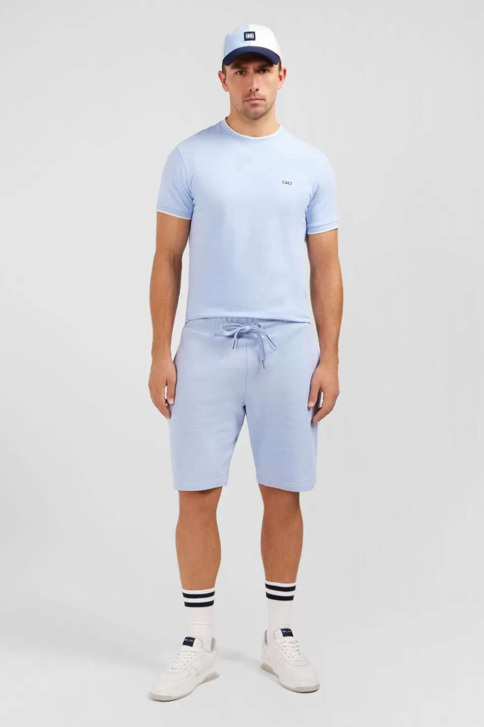 Shorts & Bermudas | Eden Park Light Blue Fleece Shorts