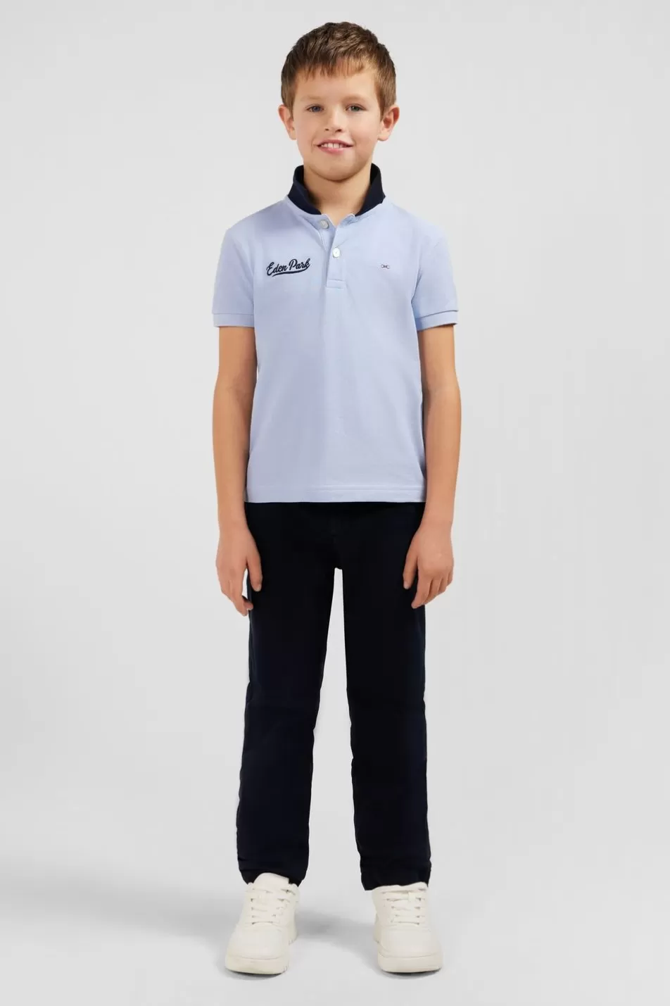 Children | Eden Park Light Blue Polo Shirt