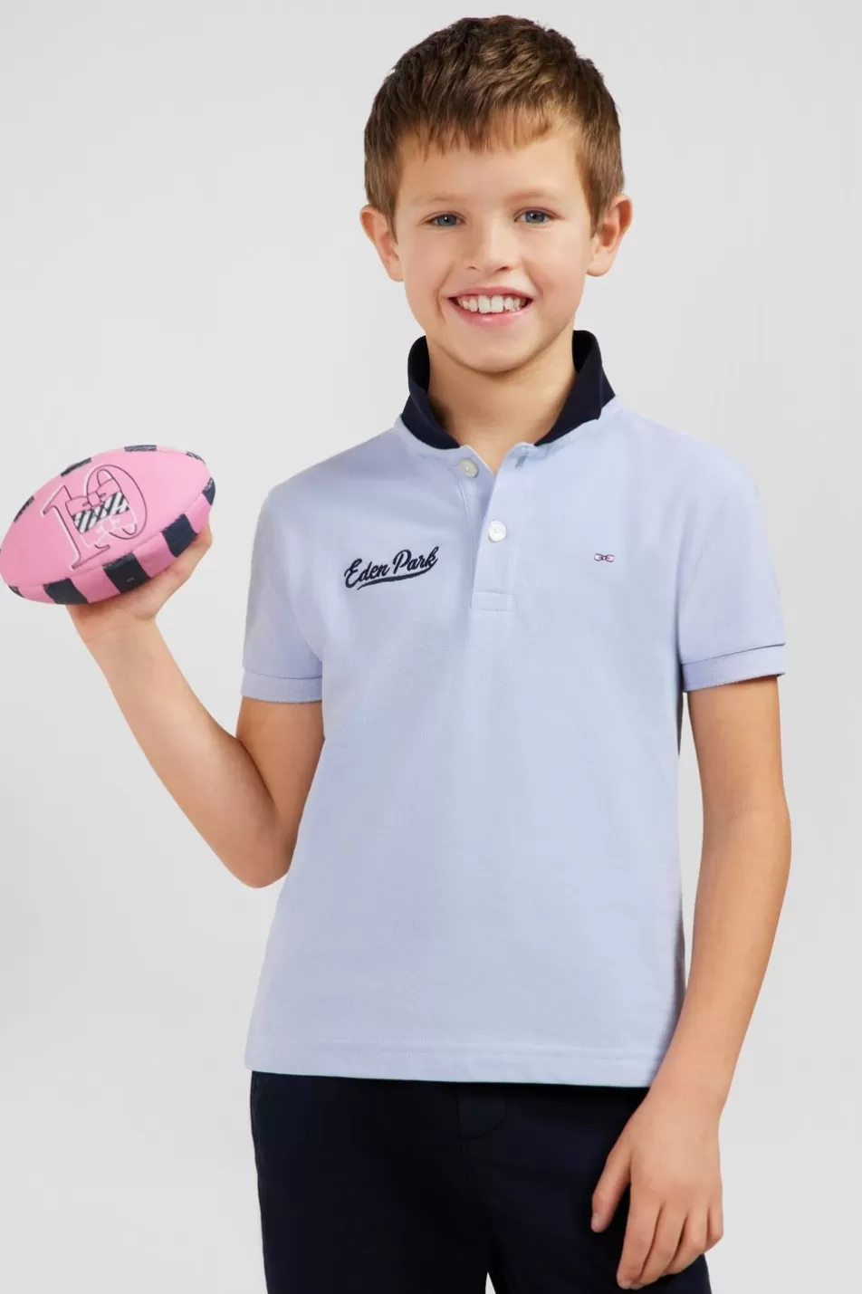 Children | Eden Park Light Blue Polo Shirt