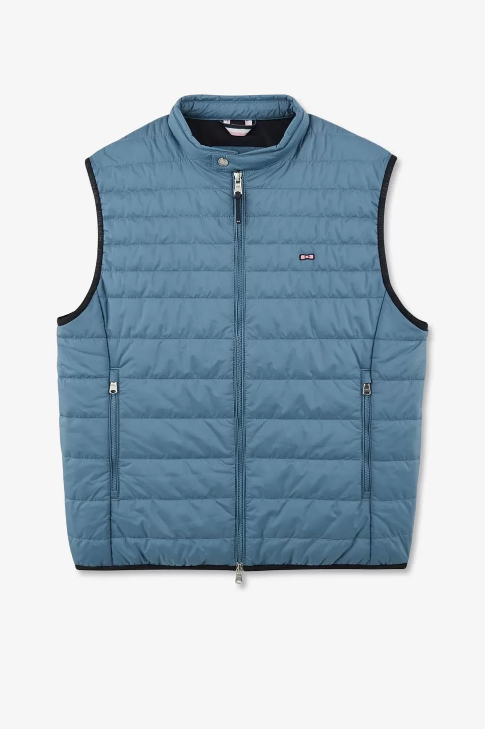 Coats | Eden Park Light Blue Sleeveless Puffa Jacket