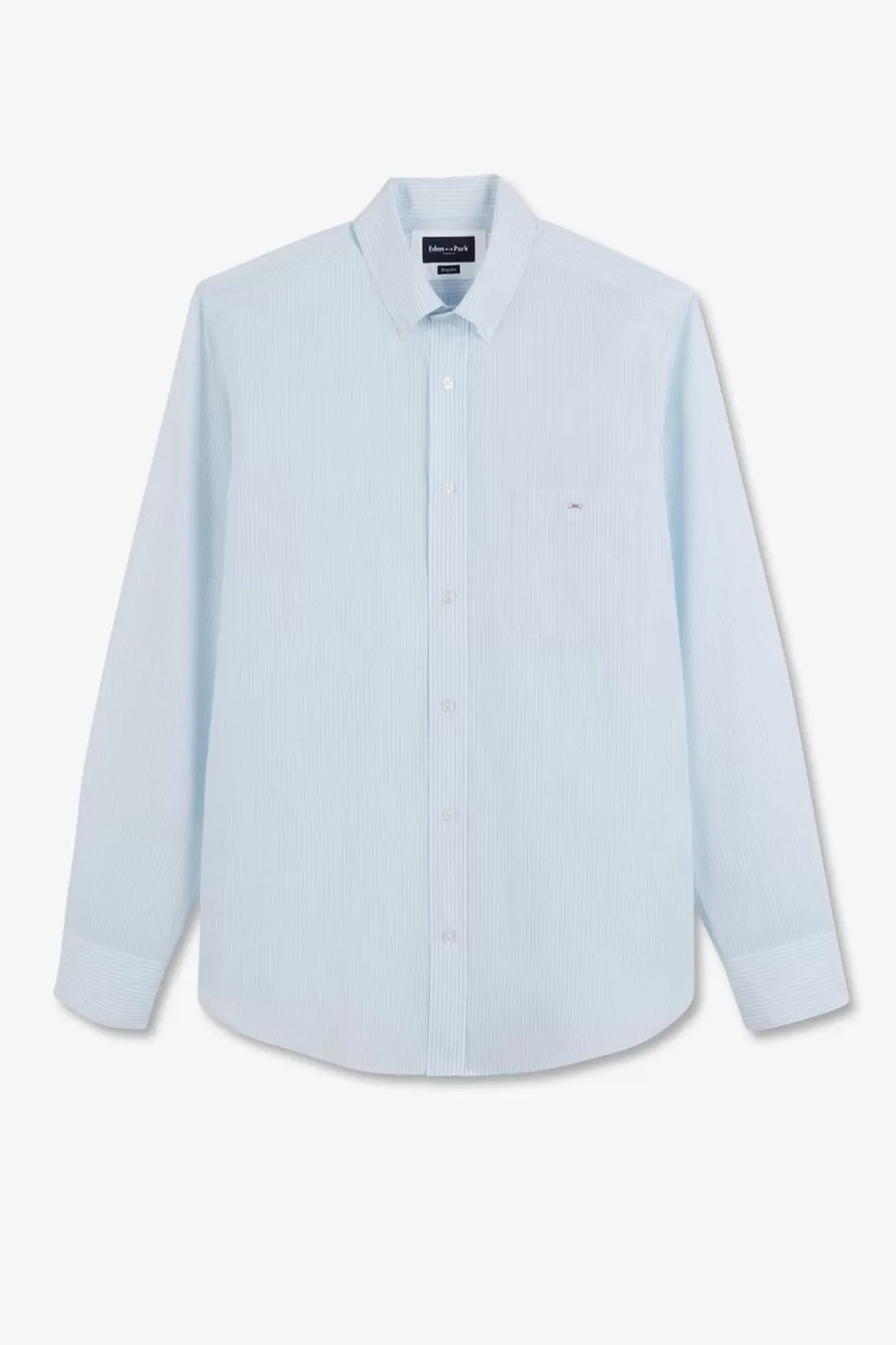 Shirts | Eden Park Light Blue Striped Shirt