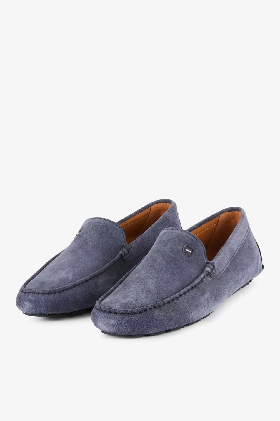 Loafers | Eden Park Light Blue Suede Moccasins