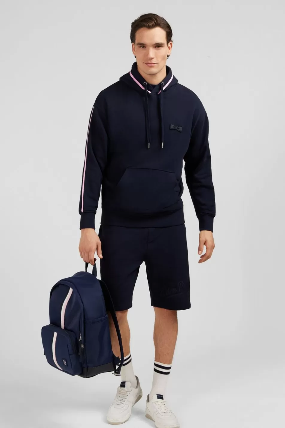 Sweatshirts | Eden Park Navy Blue Hoodie