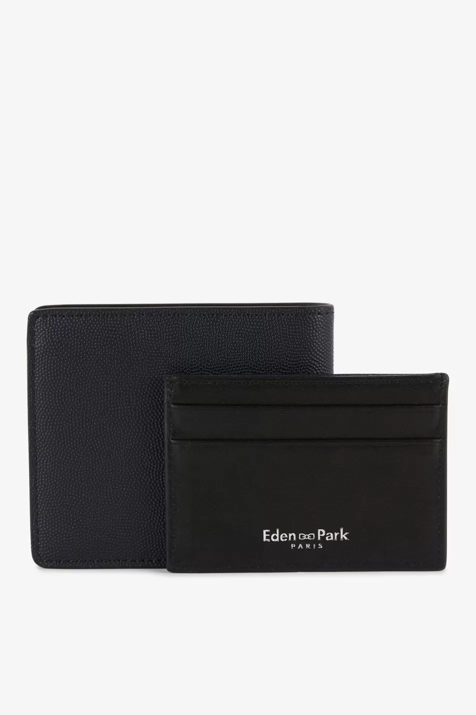 Card Holders | Eden Park Navy Blue Italian Wallet And Card Holder